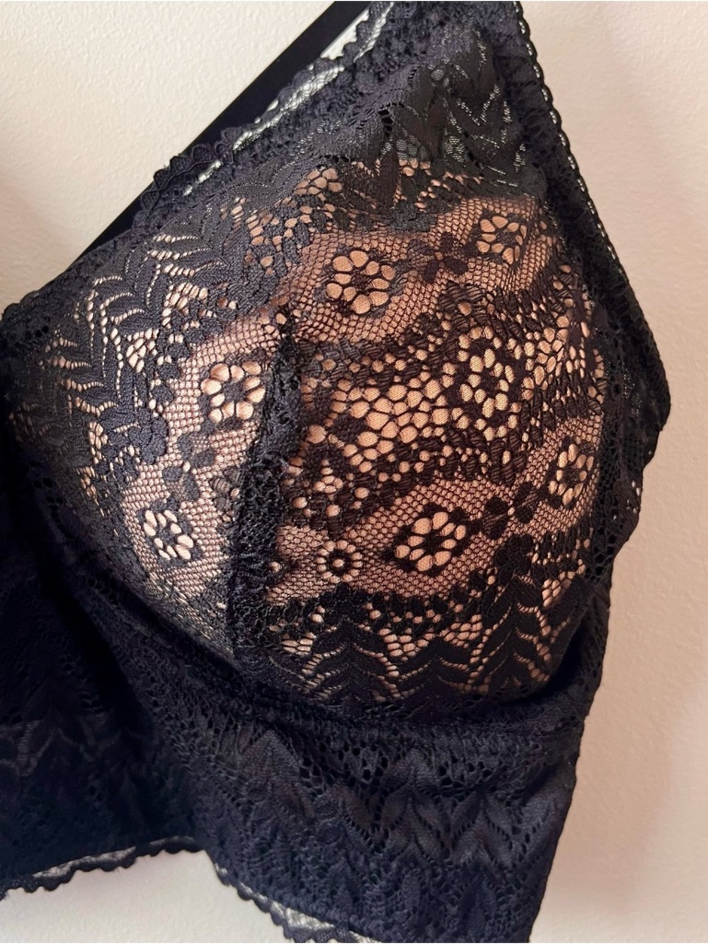 PARFAIT Mia Lace Full Busted Lightly Padded Wire Free Bra Black 30I NWOT - Picture 3 of 9